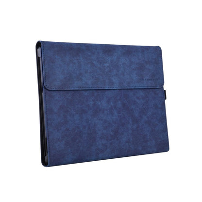 Dark Blue Leather Tablet Case For Microsoft Surface Pro X - 13 Inch-1915197853177876481
