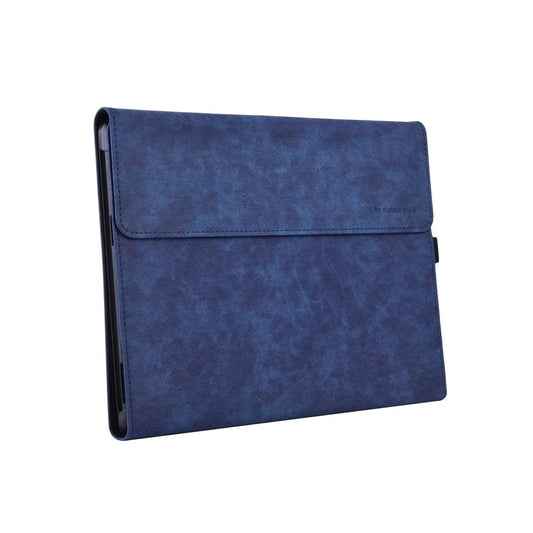 Dark Blue Leather Tablet Case For Microsoft Surface Pro X - 13 Inch-1915197853177876481