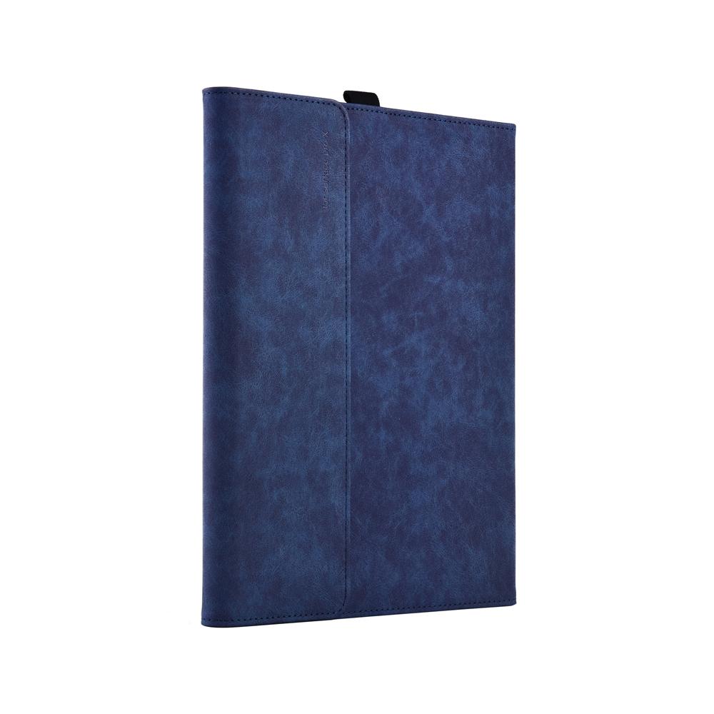 Dark Blue Leather Tablet Case For Microsoft Surface Pro X - 13 Inch-1915197853177876482