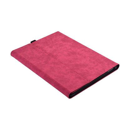 Rose Red Leather Tablet Case For Microsoft Surface Pro X - 13 Inch-1915197842931191808