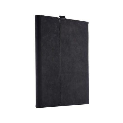 Black Leather Tablet Case For Microsoft Surface Pro X With Power Bag - 13 Inch-1915197457768255490