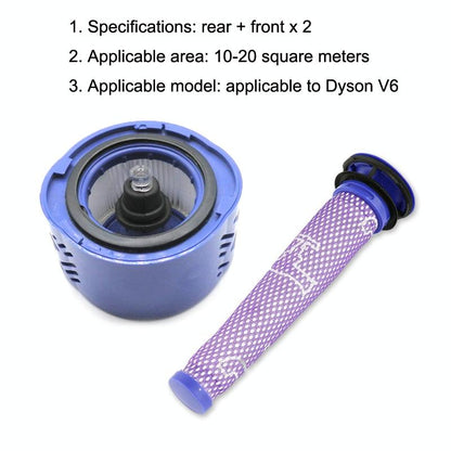 Versatile 3-In-1 Filter Kit For Dyson V6 - Compatible With Multiple Models-1915198359711387652