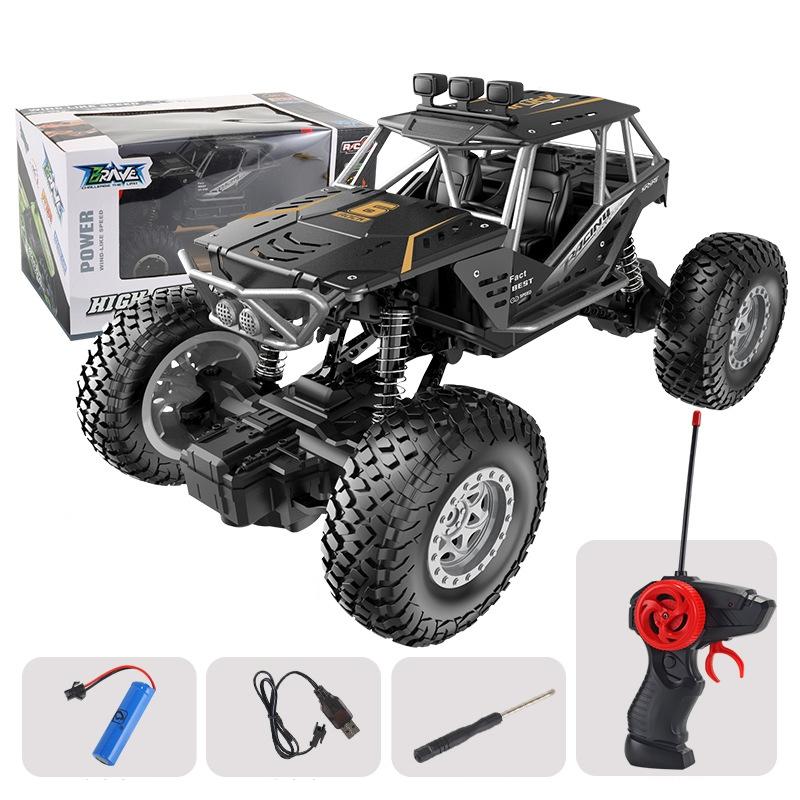 Medium Alloy Off-Road Rc Car For Kids - Black-1964932313066377217