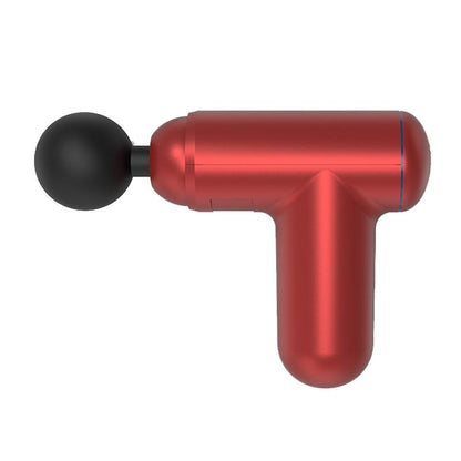 Red Mini Vibrating Fascia Massage Gun - Button Type-1915197810286923783