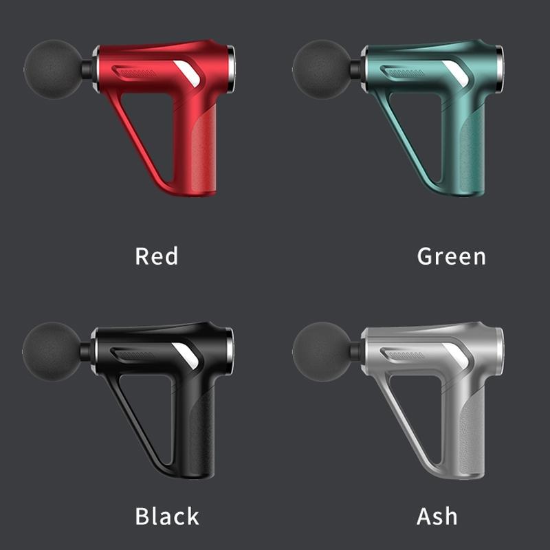 Electric Triangular Fascia Massage Gun - Silver Button Style-1915196972252401665