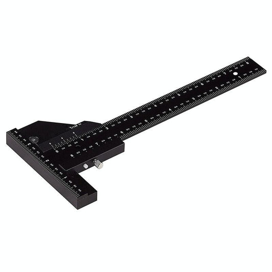 Multifunctional Aluminum Alloy Marking Ruler - T Type-1964932194187218945