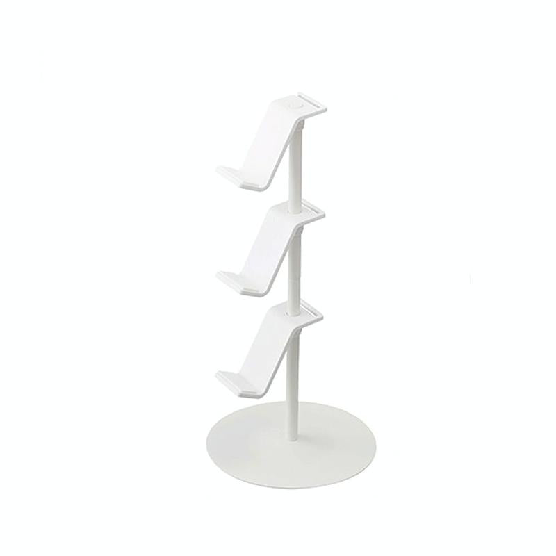 3-Tier Desktop Gamepad And Headphone Storage Rack - White-1915198262067990534