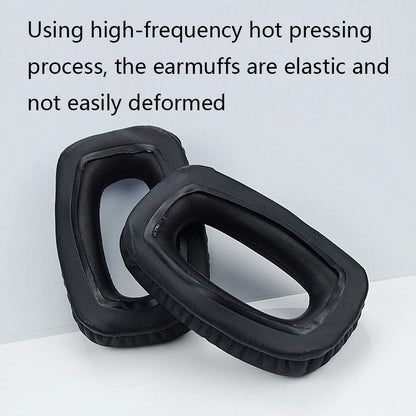 Black Sponge Earpads For Beyerdynamic Dt100 / Dt102 / Dt108 / Dt109 - 1 Pair-1964932229163520003