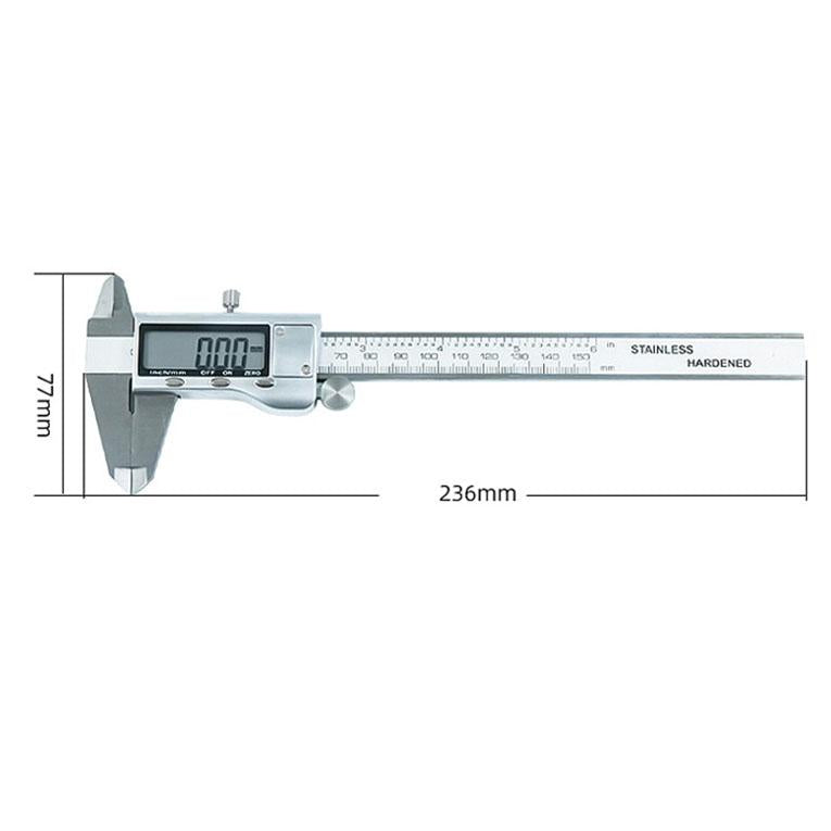 Digital Stainless Steel Vernier Caliper - Lcd Display-1964932334218252289
