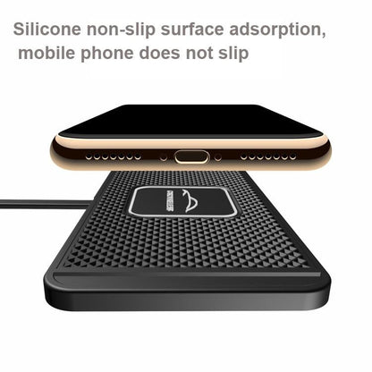 15W Qi Car Wireless Charging Pad - 30Cm Short Cable Anti-Skid-1915198260776144900