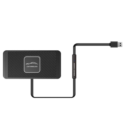 15W Qi Car Wireless Charging Pad - 30Cm Short Cable Anti-Skid-1915198260776144903