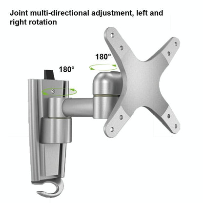 Quick Release Wall Mount For Computer Monitor - Silver Gray-1964932177829433348