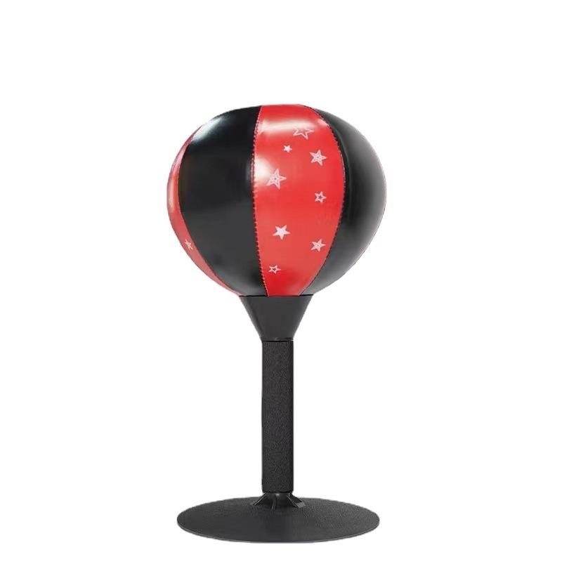 Desktop Boxing Speed Ball With Reaction Target - Red / Black-1915196869005414401