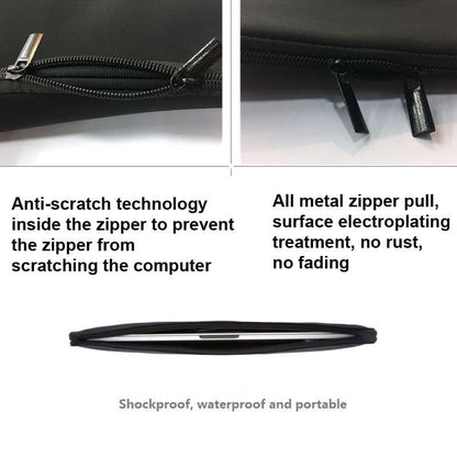 14 Inch Laptop Sleeve With Diving Material - No Elastic Band-1915198001626877955