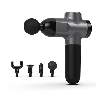 Portable Rechargeable Muscle Massager - Grey Handbag-1915196899451867137