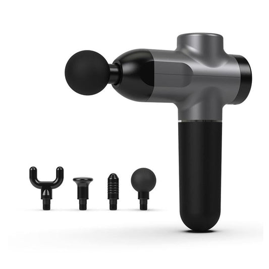 Portable Rechargeable Muscle Massager - Grey Handbag-1915196899451867137