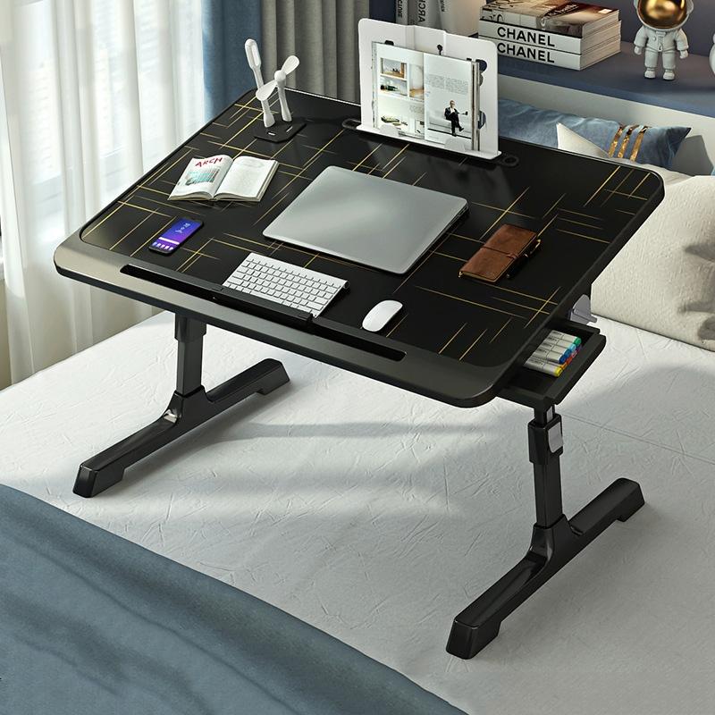 Foldable Bed Desk - Lifts For Easy Use-1964932274684301319