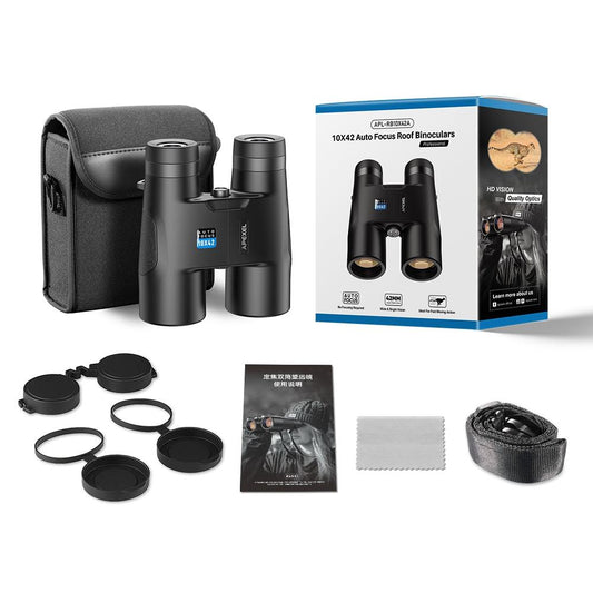 Autofocus 10X42 Binoculars - Fixed Focus Black-1915196823212003329