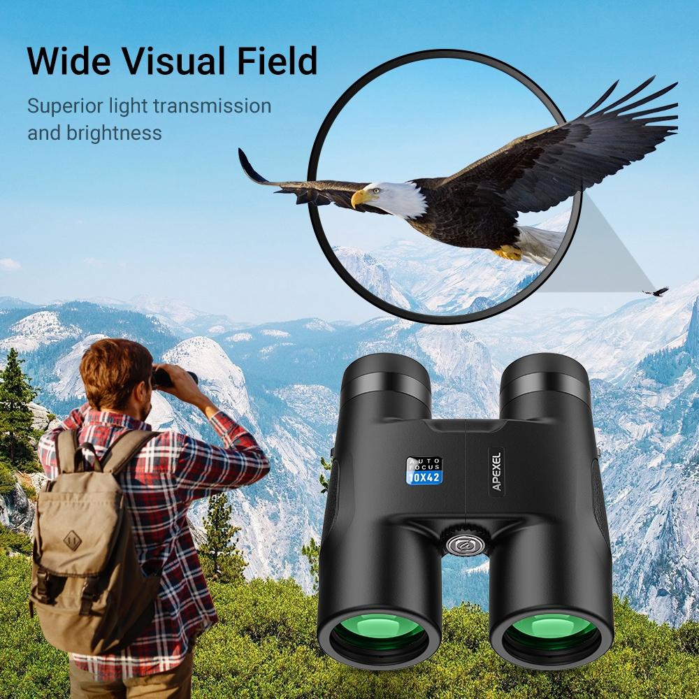 Autofocus 10X42 Binoculars - Fixed Focus Black-1915196823212003333