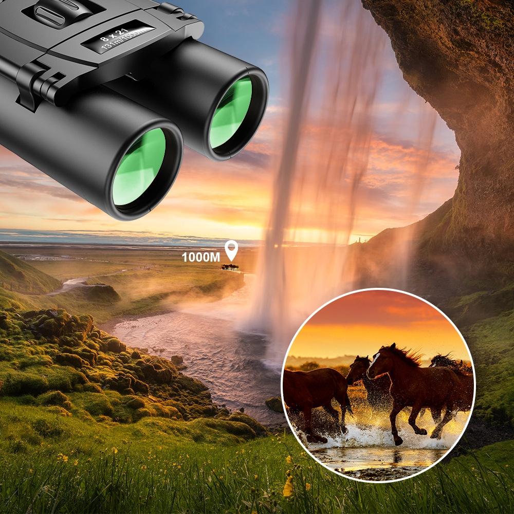 Portable 8X21 Zoom Binoculars For Long Distance Viewing-1915196937208991748