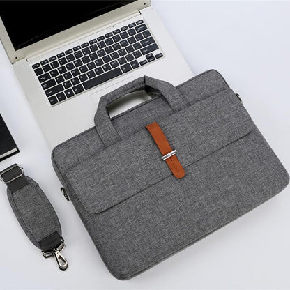 15-15.6 Inch Multifunctional Laptop Bag - Durable Gray Shoulder / Handheld-1915196726722039808