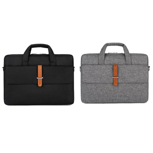 15-15.6 Inch Multifunctional Laptop Bag - Durable Gray Shoulder / Handheld-1915196726722039809