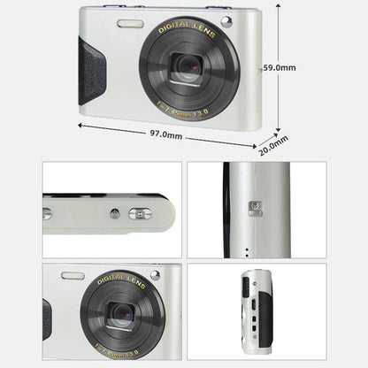 Retro 4K Digital Camera With 2.7 Lcd Screen - 30W Standard White-1915198358021083140
