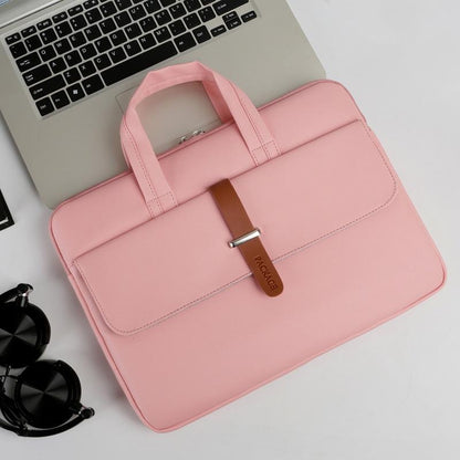 13-13.3 Inch Pink Pu Waterproof Laptop Bag - Durable And Stylish-1915196693842890759