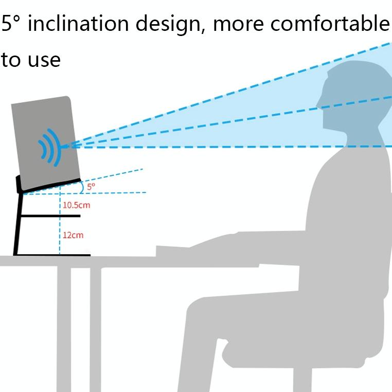 Double Layer Portable All-Aluminum Laptop Stand With Cooling Speaker-1915198134091386883