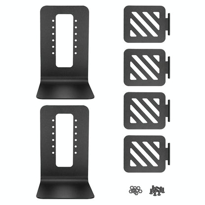 Double Layer Portable All-Aluminum Laptop Stand With Cooling Speaker-1915198134091386884