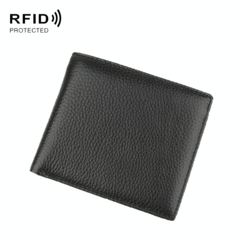 Men Leather Coin Wallet With Rfid Protection-1915198141121040391