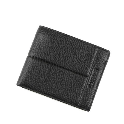 Rfid-Blocking Men Wallet With Card Holder By Baweisi - Black-1915197798484152320