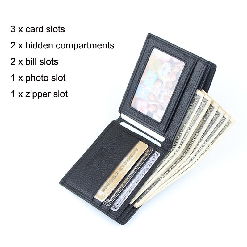 Rfid-Blocking Men Wallet With Card Holder By Baweisi-1915197044398624771