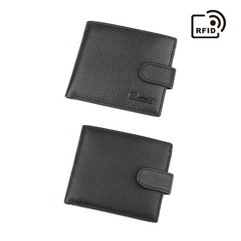 Rfid-Blocking Short Men Wallet - Anti-Magnetic-1915198087765299202