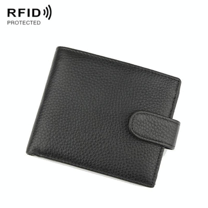 Rfid-Blocking Short Men Wallet - Anti-Magnetic-1915198087765299207