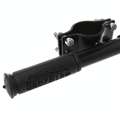 Universal Children Armrest For Electric Scooter - Fixed Riser In Black-1964932232430882820