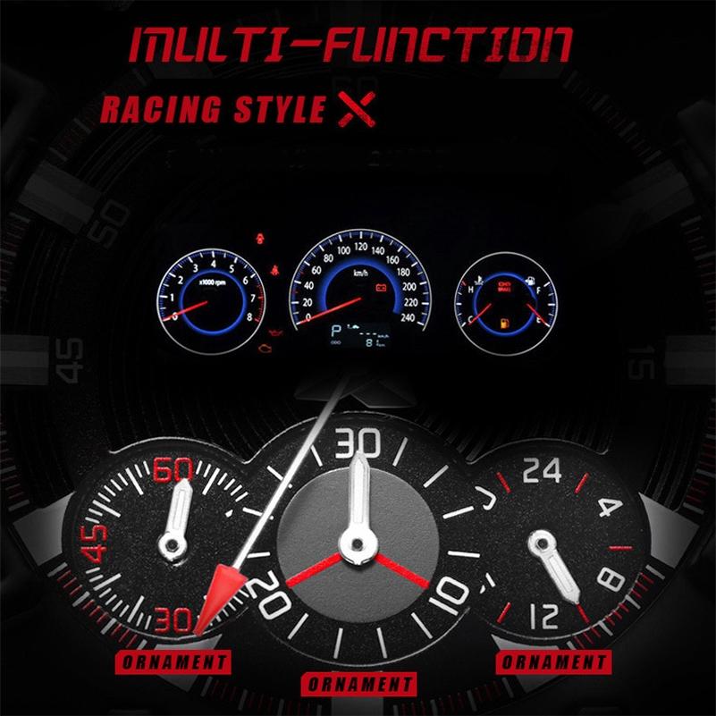 Waterproof Quartz Watch - Black Steel With Black Shell And Surface-1915197983012556803