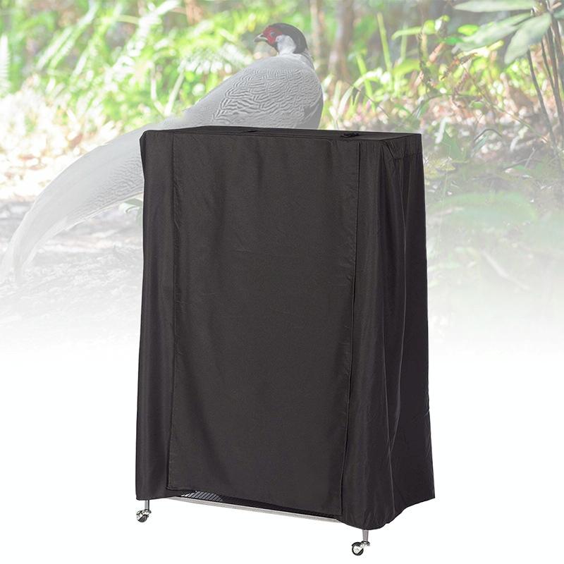 Waterproof Oxford Cloth Bird Cage Cover - Black / Silver-1915196895488249856