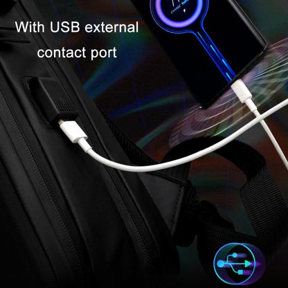 15.6 Gaming Backpack - Durable Hard Shell Black-1915198321694216195