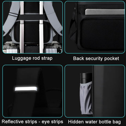 15.6 Silver Hard Shell Gaming Backpack-1915198135261597698