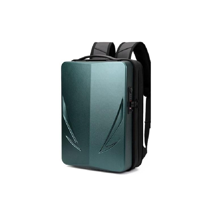 Men Gaming Backpack - Hard Shell Single-Layer Green-1915198262726496257