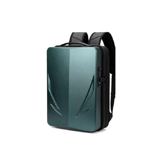 Men Gaming Backpack - Hard Shell Single-Layer Green-1915198262726496257