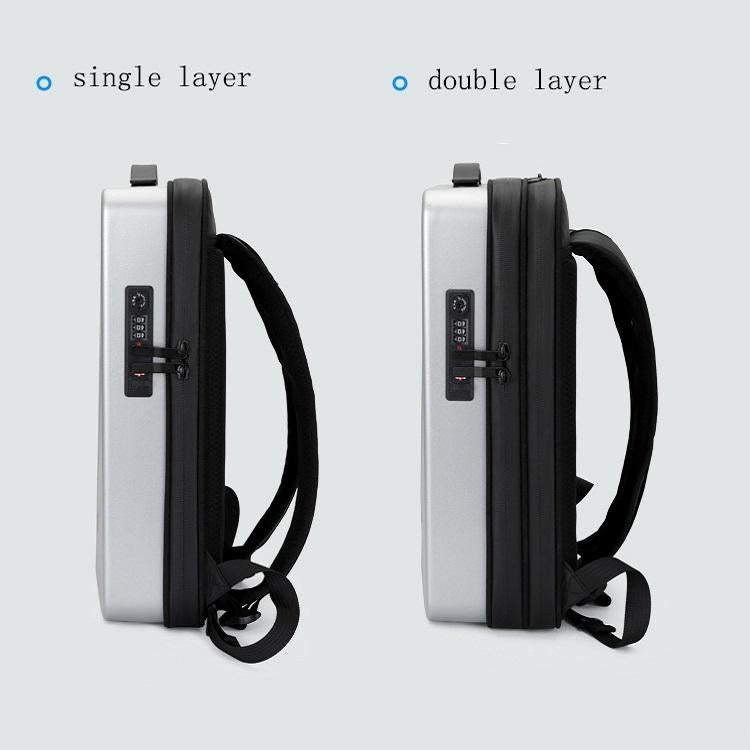 Men Gaming Backpack - Hard Shell Single-Layer Green-1915198262726496259