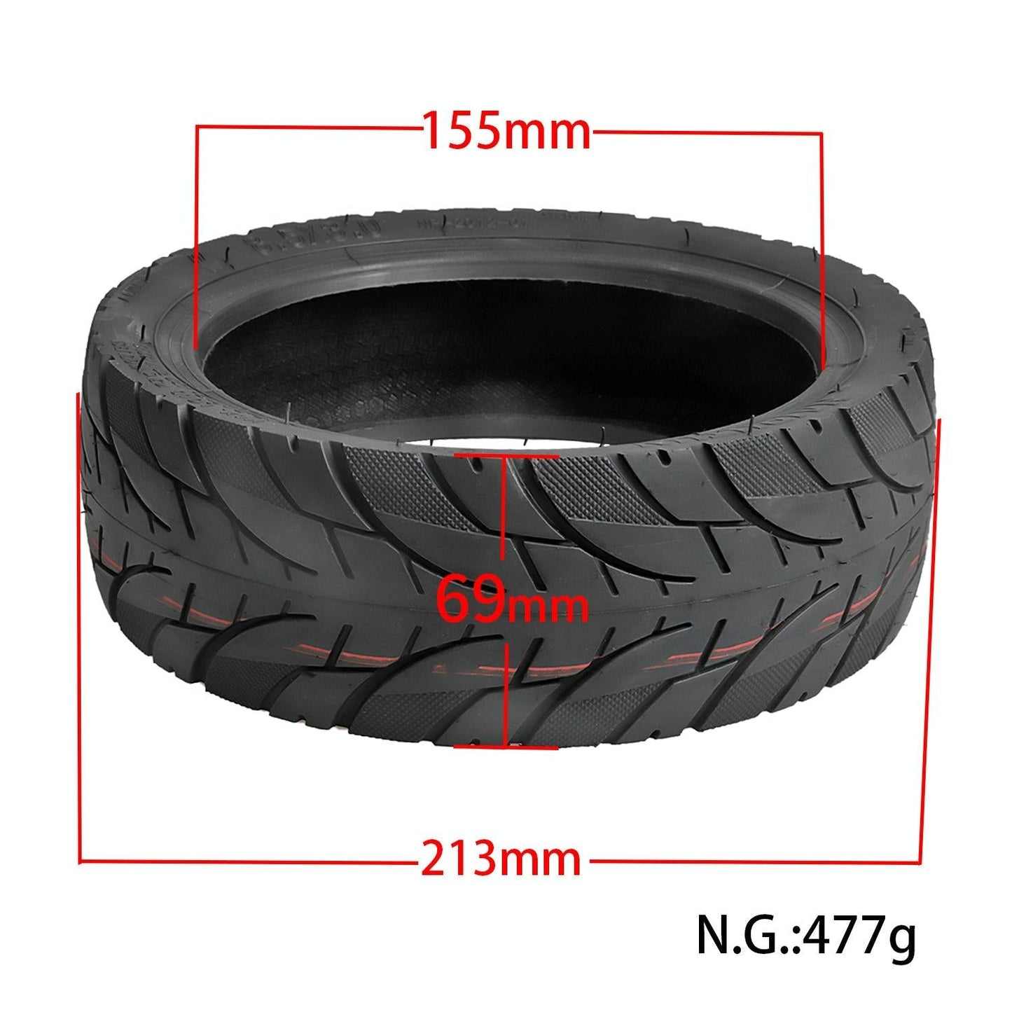 Xiaomi M365 Scooter Tire Modification - 8.5 Inch Tubeless Accessories-1964932222612017154
