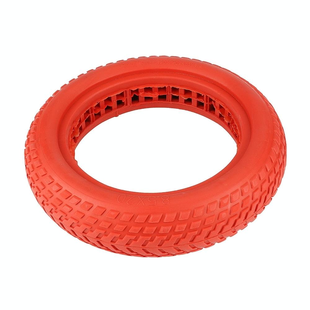 Red 8.5 Semi-Solid Honeycomb Tire For Xiaomi M365 Scooter-1964932190374596614