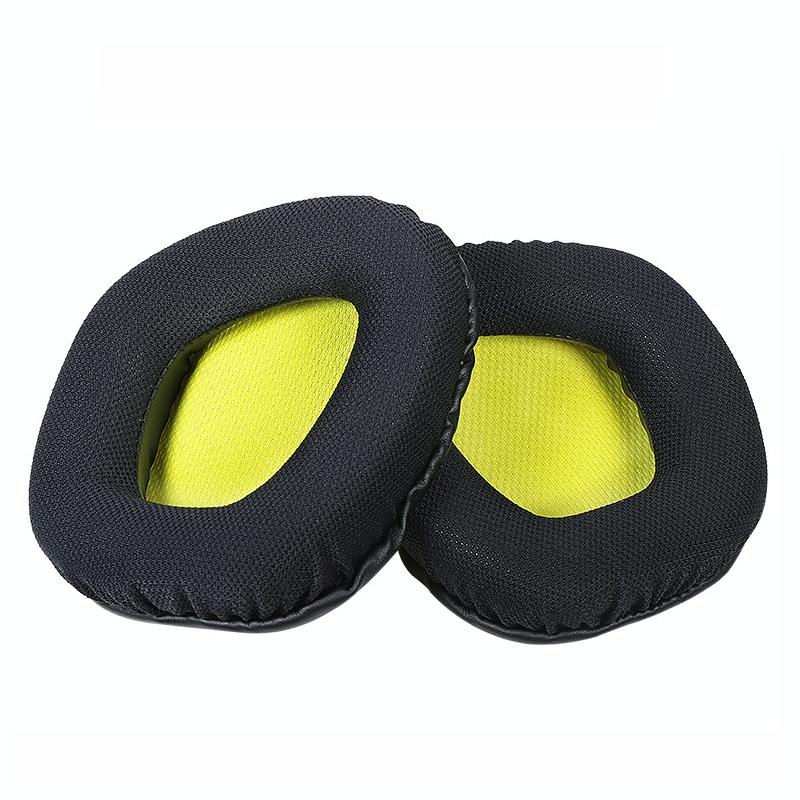 2-Pack Corsair Void Pro Elite Earpads - Yellow Grid-1915197438793224197