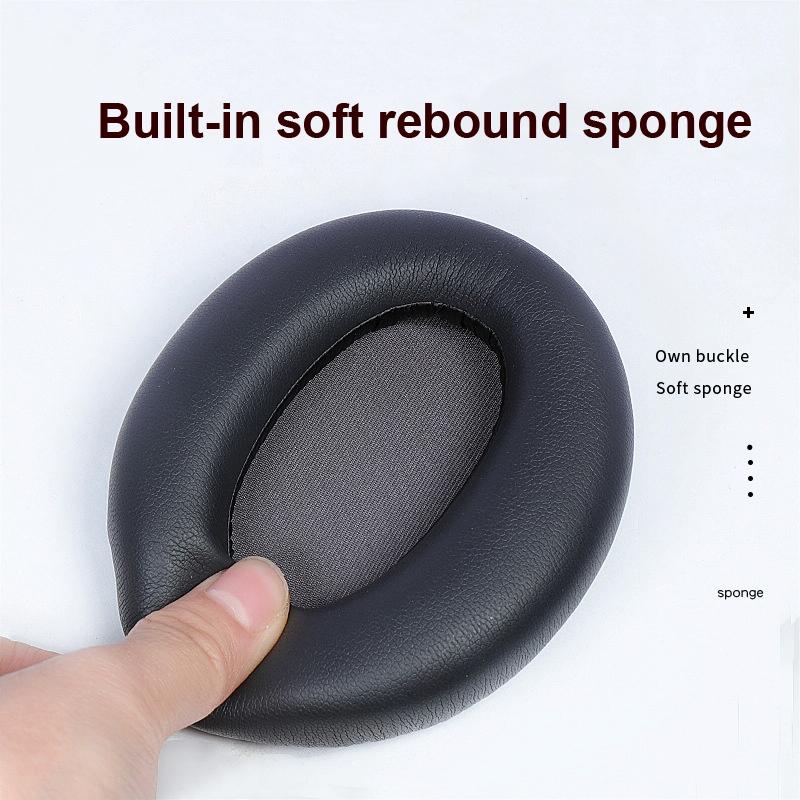 2-Pack Headset Earmuff Covers For Edifier W820Nb - Black-1915197639092211717