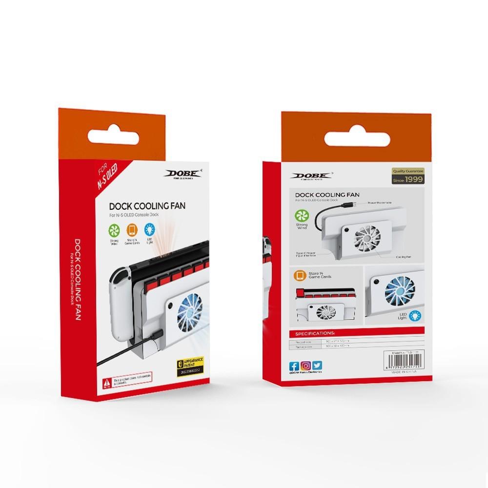 Oled Cooling Fan With Storage Slot For Switch - Compact Design-1915197555164188674