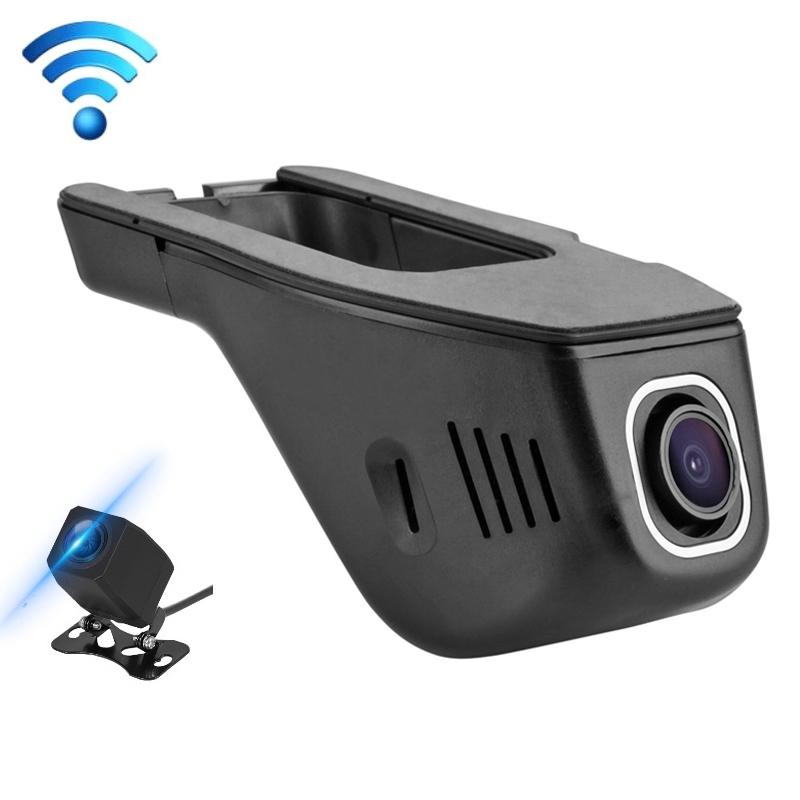 1080P Dual Recording Hidden Driving Recorder With Wifi And Screen - Black-1915196973602967559
