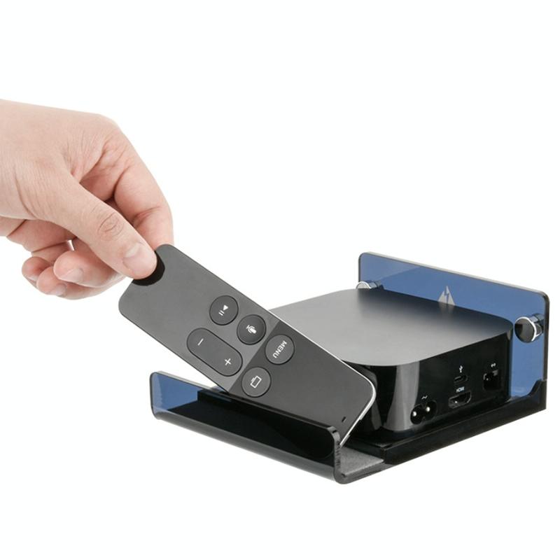 Wall Mount For Amazon Fire Tv - Half-Transparent Tea Black-1964932182984232966